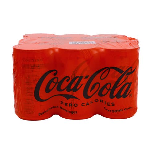 Coca-Cola Zero Calories Can 9x150ml 