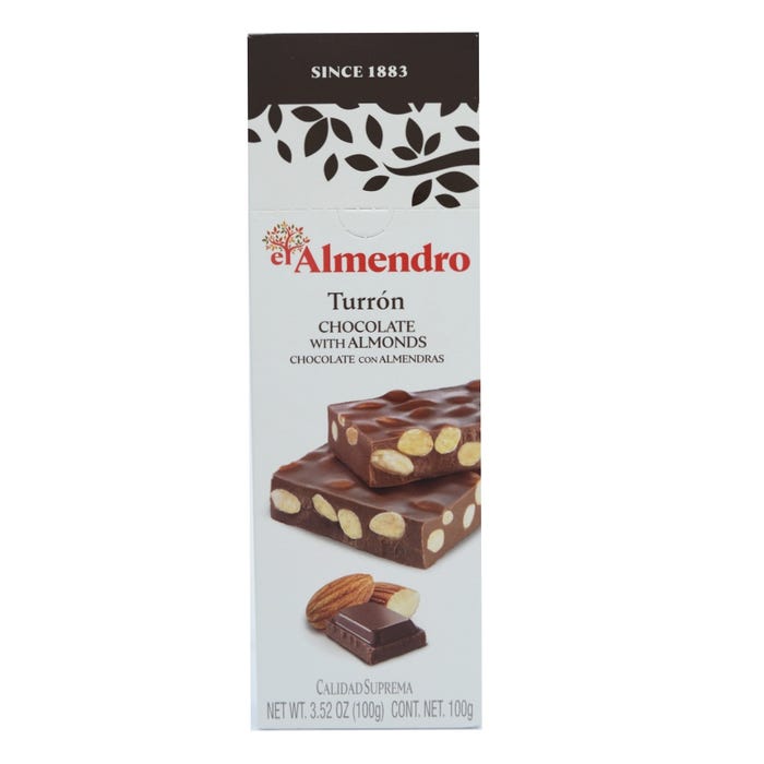 El Almendro Calidad Suprema Chocolate with Almonds 100g