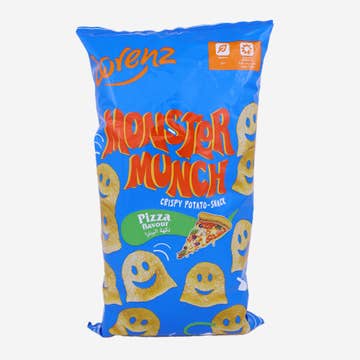 Lorenz Monster Munch Pizza Flavor Crispy Potato Snacks 75g 