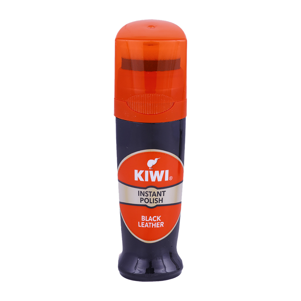 Kiwi Instant Polish Liquid Black Leather 75ml