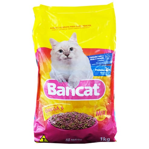 Bancat Mix Flavor Adult Cat Food 1Kg 