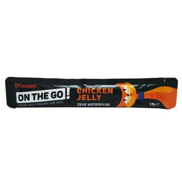 Pet Interest On The Go Chicken Jelly Snacks For Cat 15g 