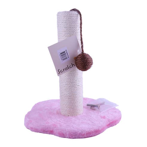 Scratch It Sit Neon Flower Pink Scratch Ball 