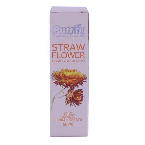 Purrify Floral Essence Oil Spray Straw Flower 50ml 