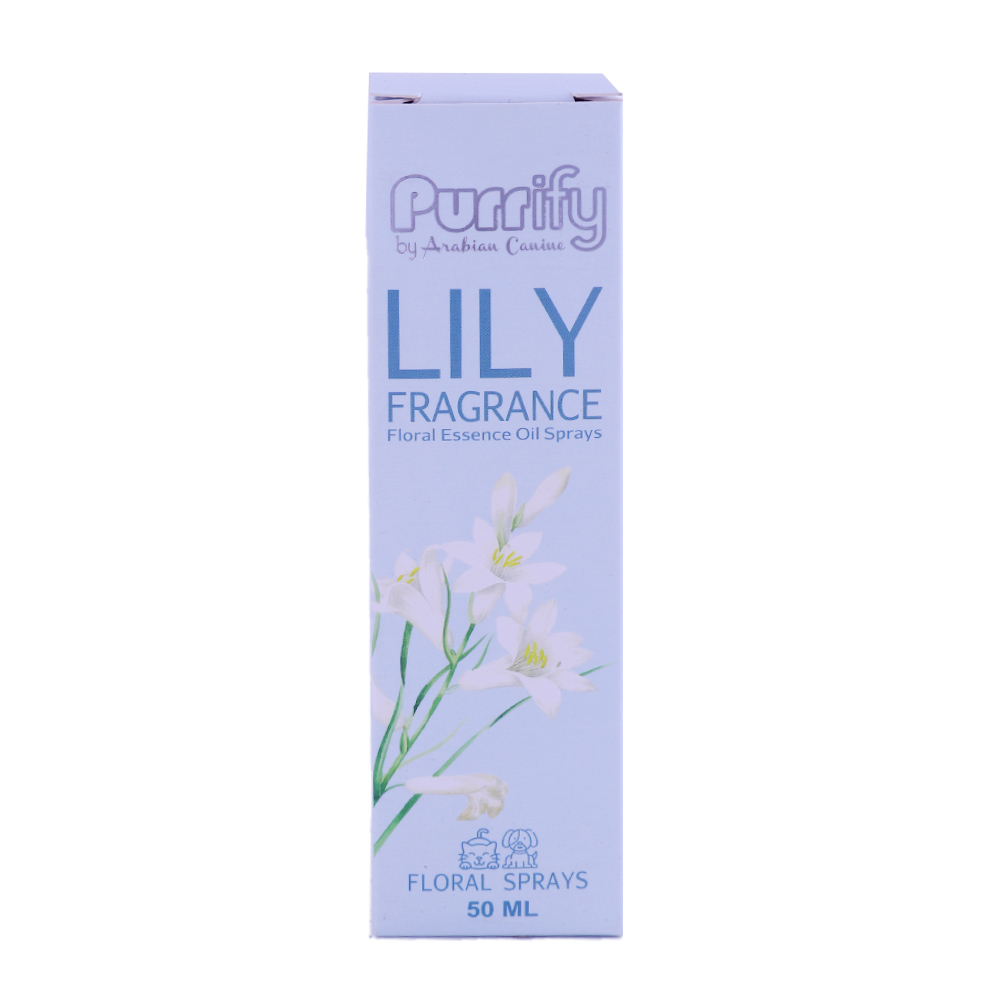 Purrify Floral Essence Oil Spray Lily Fragrance 50ml 