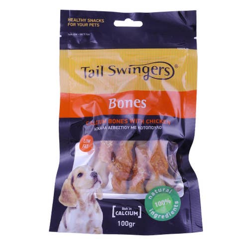 Tail Swingers Calcium Bones With Chicken 100g 