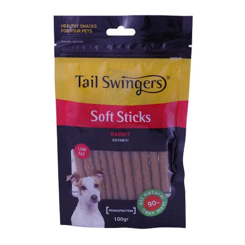 Tail Swingers Rabbit Soft Sticks 100g 