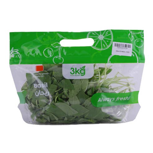 3Kg Fresh Market Sealed Basil 100g 
