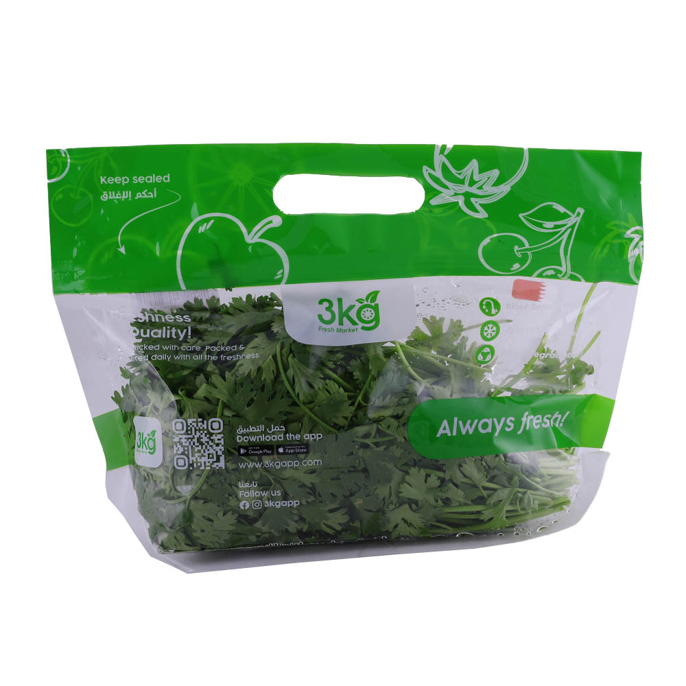 3Kg Fresh Market Sealed Coriander 100g back image