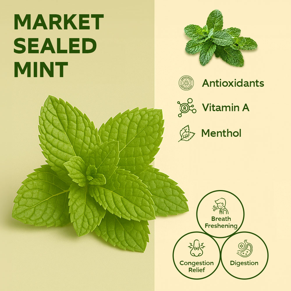 3Kg Fresh Market Sealed Mint 90g lifestyle image