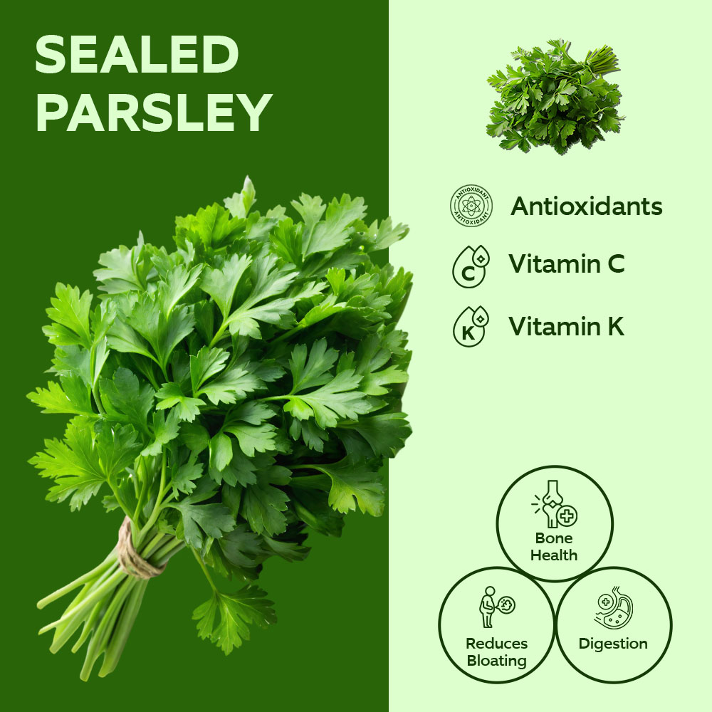 3Kg Fresh Market Sealed Parsley 150g lifestyle image