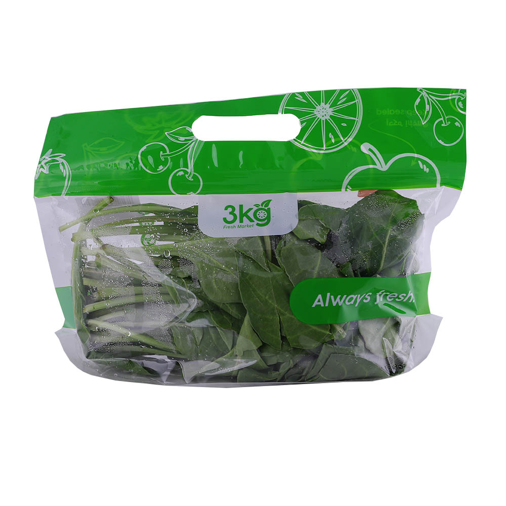3Kg Fresh Market Sealed Spinach 150g back image