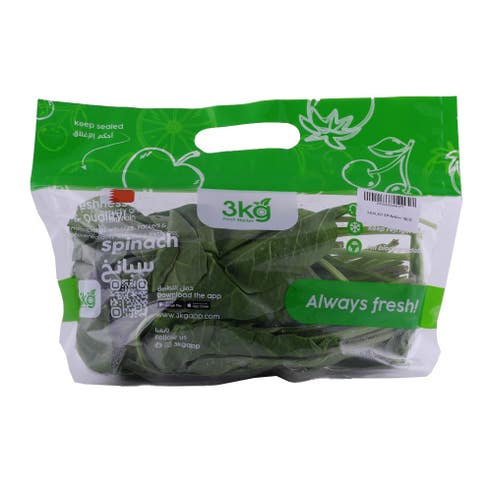 3Kg Fresh Market Sealed Spinach 150g 