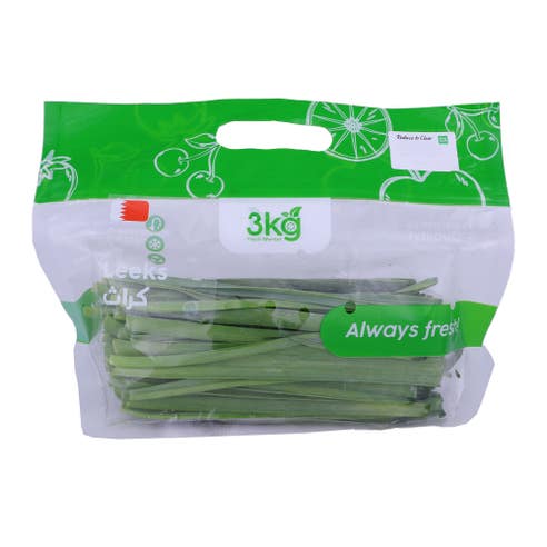 3Kg Fresh Market Sealed Local Leeks 120g 
