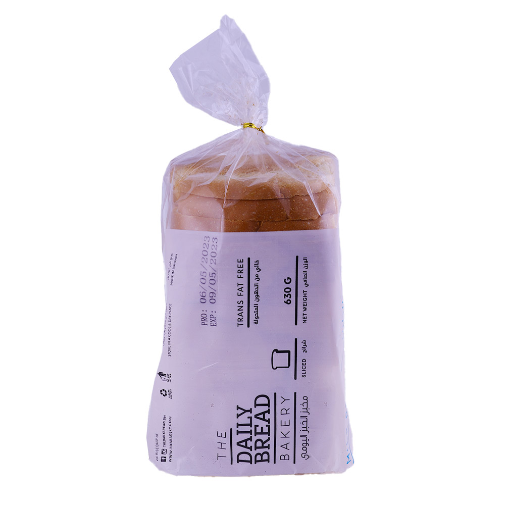 The Daily Bread Milk Bread 630g 