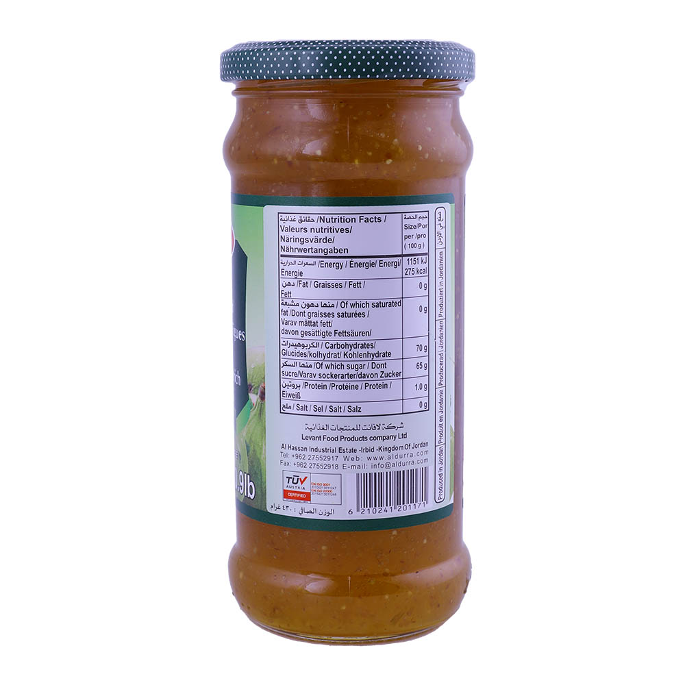 Durra Fig Jam 430g right side image