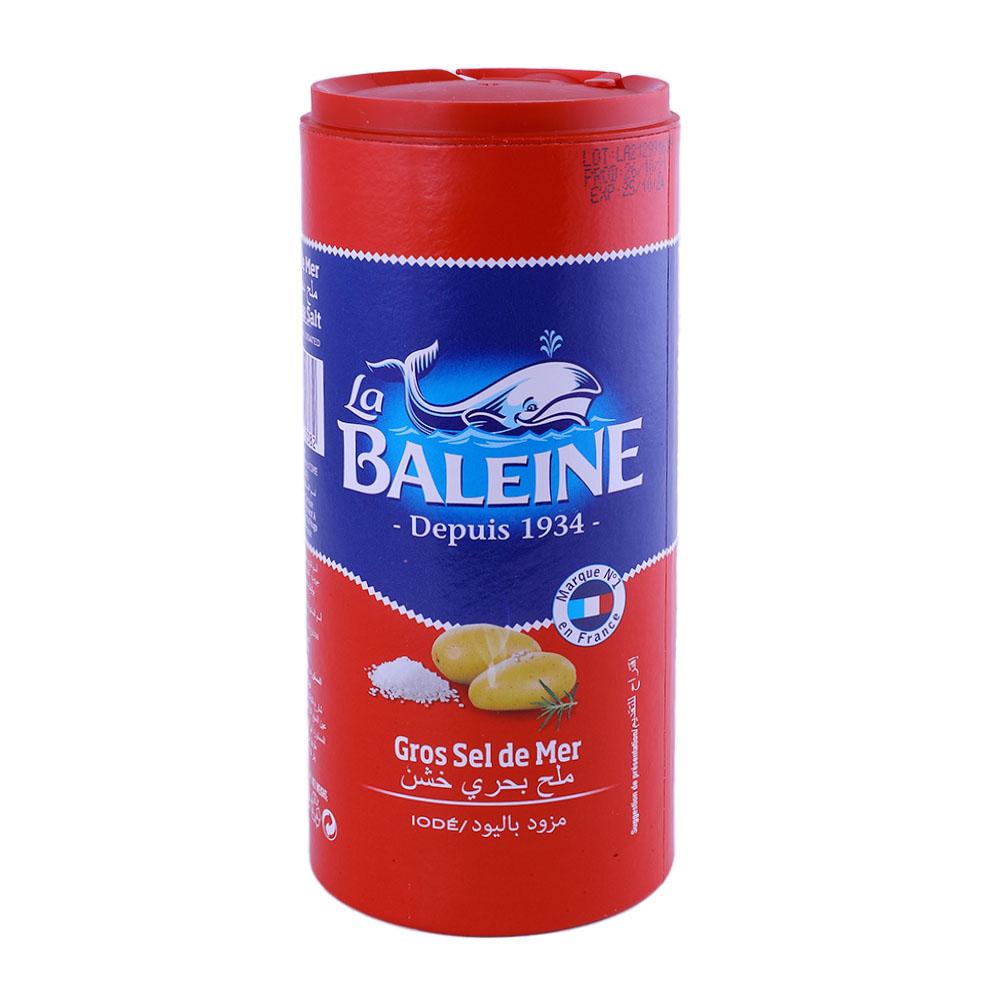 La Baleine Coarse Iodized Sea Salt 600g
