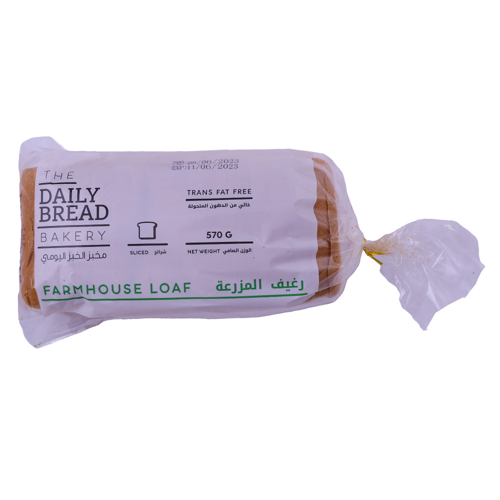 The Daily Bread Farmhouse Loaf 570g 