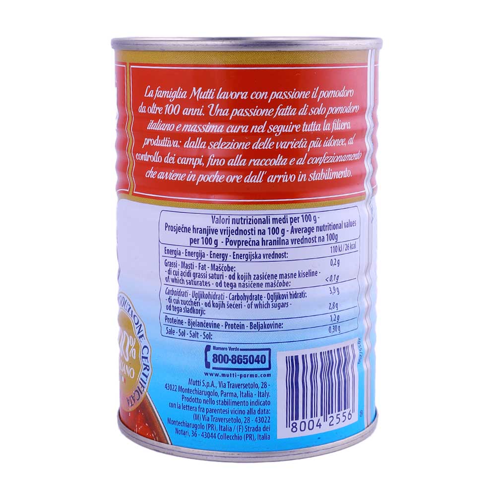 Mutti Polpa Chopped Tomatoes 400g back image