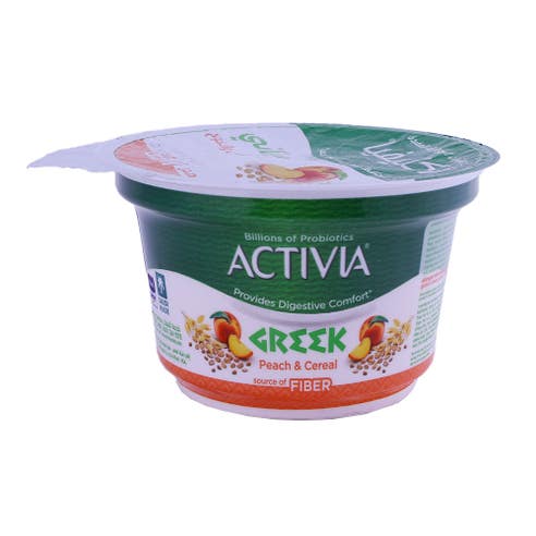 Activia Greek Style Peach and Cereals 150g 