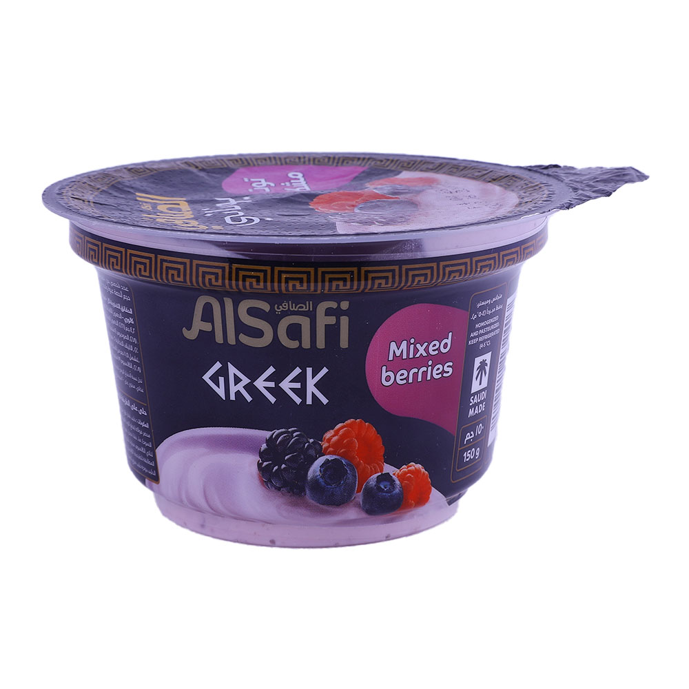 Al Safi Greek Style Mixed Berries Yoghurt 150g