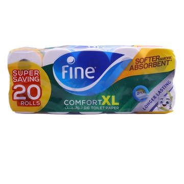 Fine Comfort XL Toilet Paper 20x250's 