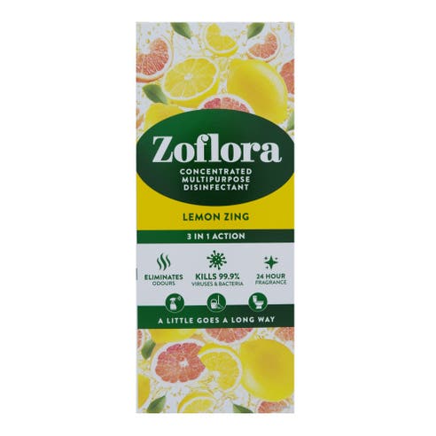 Zoflora Lemon Zing Multipurpose Disinfectant 500ml 