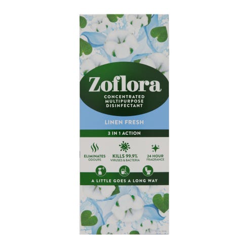 Zoflora Linen Zing Multipurpose Disinfectant 500ml 