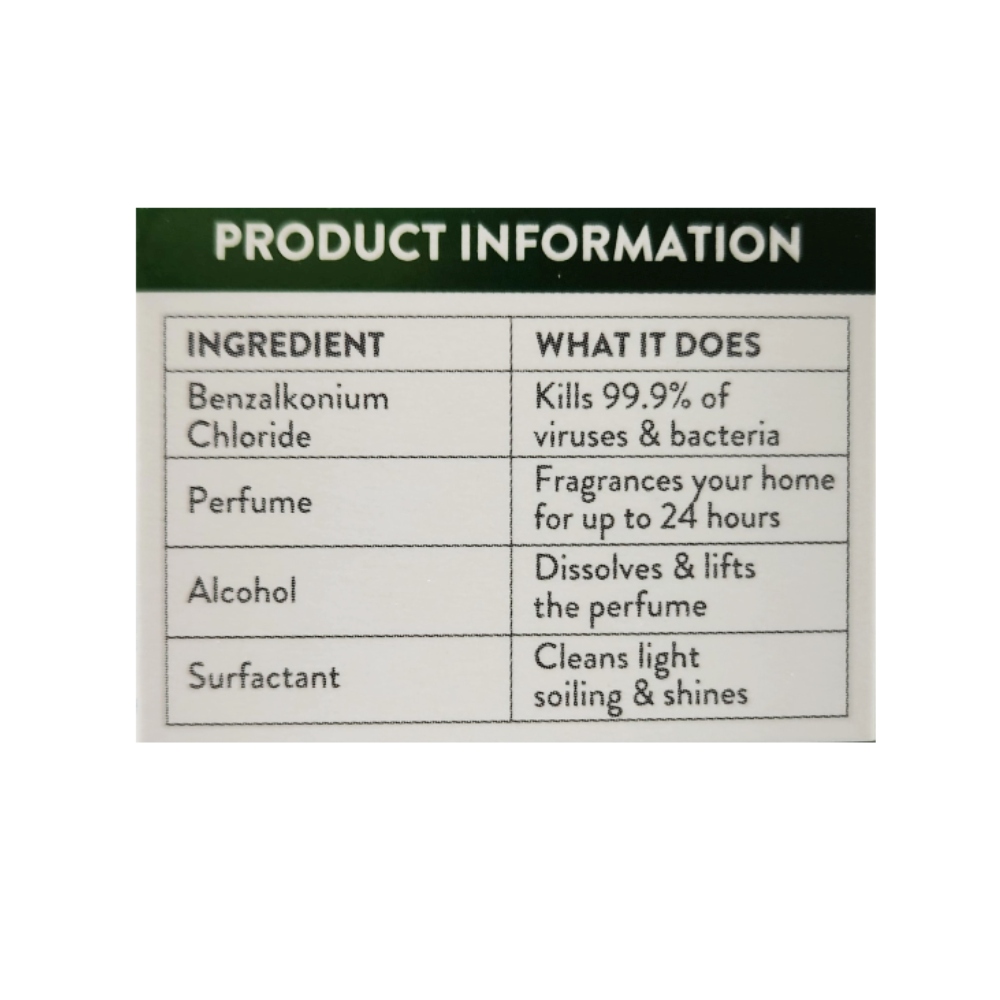 Zoflora Linen Zing Multipurpose Disinfectant 500ml right side image