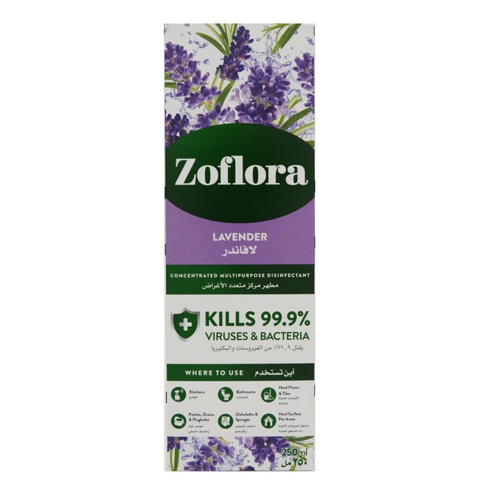 Zoflora Lavender Multipurpose Disinfectant 250ml