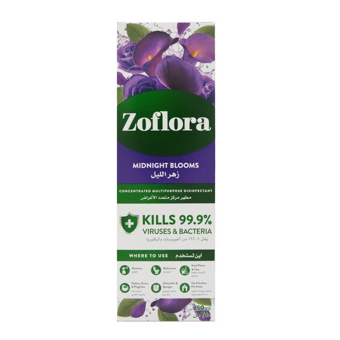 Zoflora Midnight Blooms Multipurpose Disinfectant 250ml