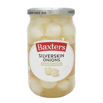 Baxters Crunchy & Sweet Silverskin Onions 440g 