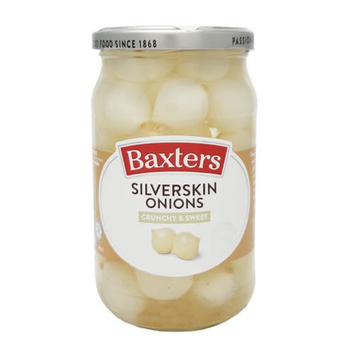 Baxters Crunchy & Sweet Silverskin Onions 440g 