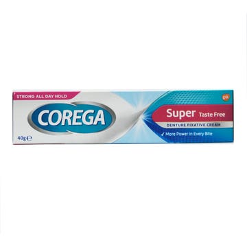 Corega Super Taste Free Denture Fixative Cream 40g 