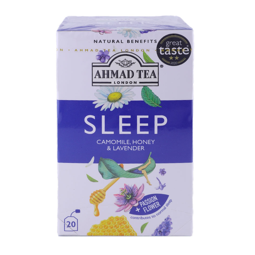 Ahmad Tea Sleep Camomile, Honey & Lavender Tea Bags 20's