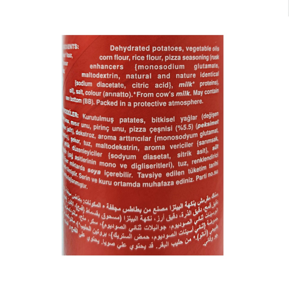 Pringles Deli Selection Pizza Flavor Chips 200g back image