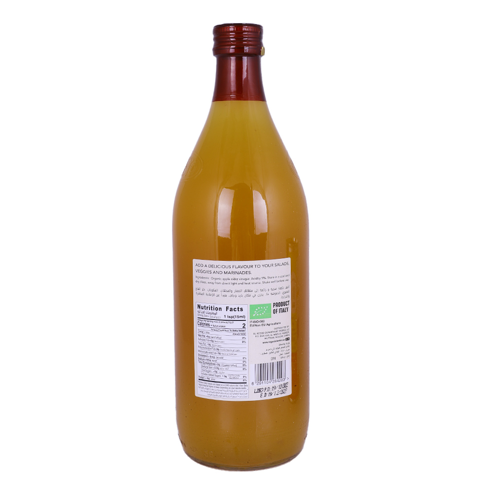 Organic Larder Apple Cider Vinegar 1L