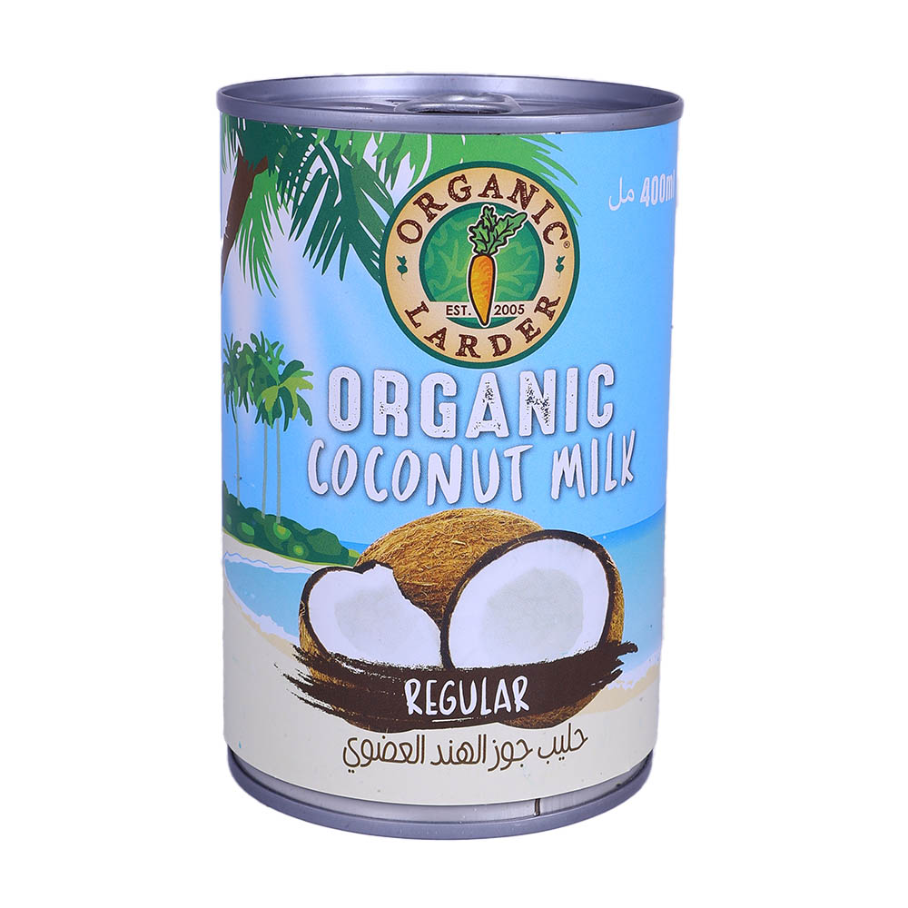 Organic Larder Regular Coconut Milk 400ml