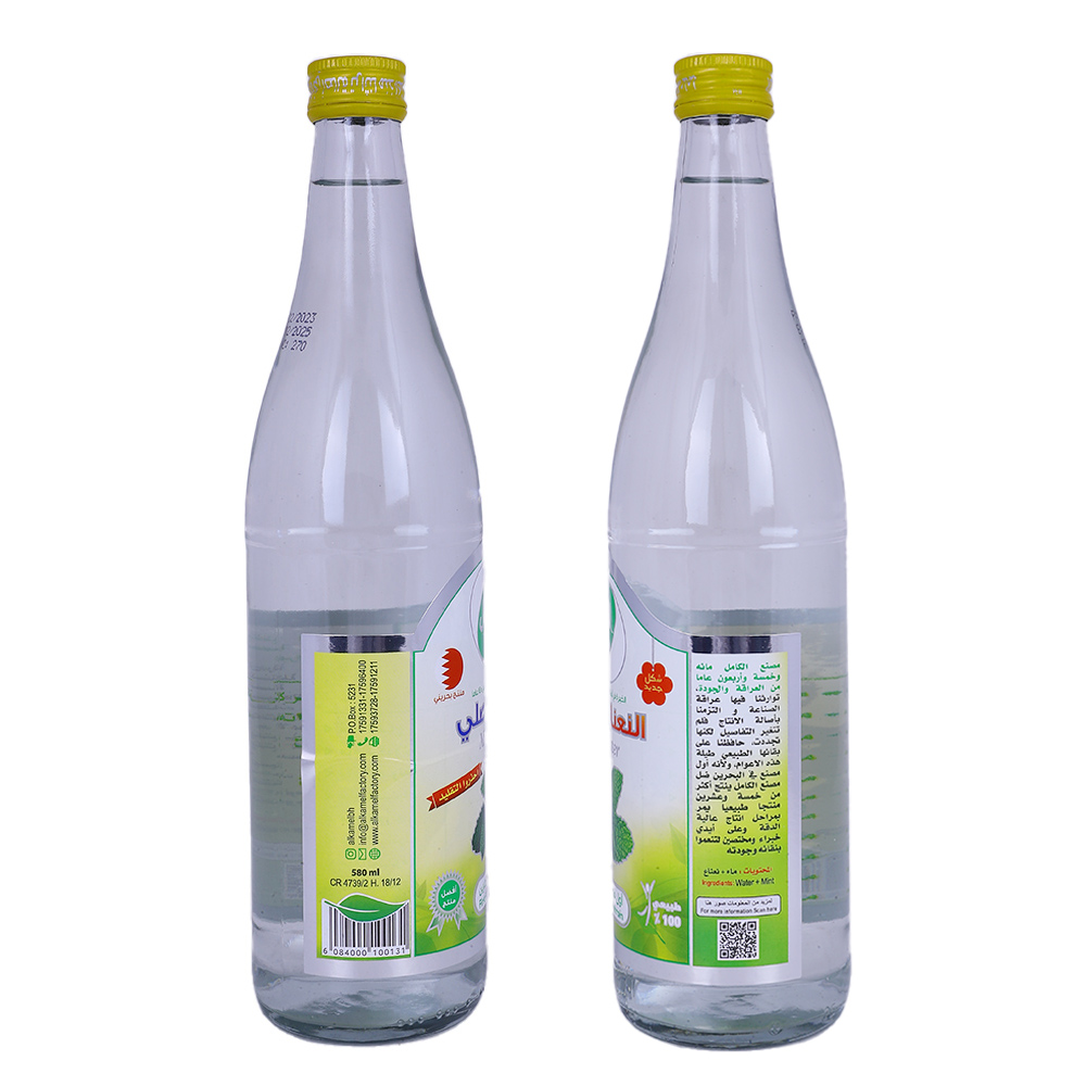Al Kamel Mint Water 580ml back image