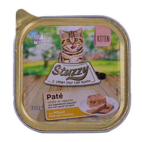 Stuzzy Kitten Pate With Chicken 100g 