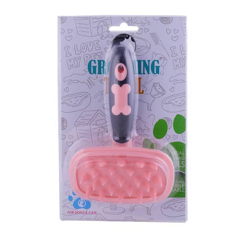 Essential Grooming Tools Silicon Massage Brush 