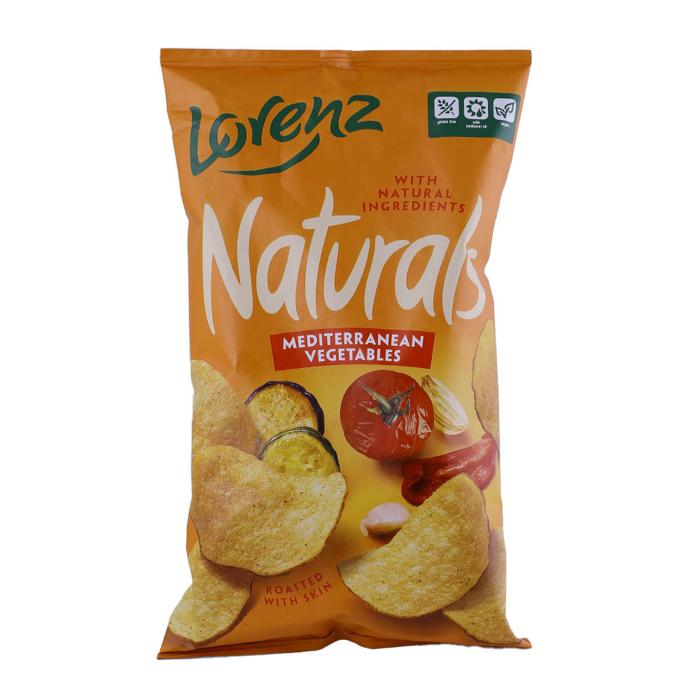 Lorenz Naturals Mediterranean Vegetables Potato Chips 100g