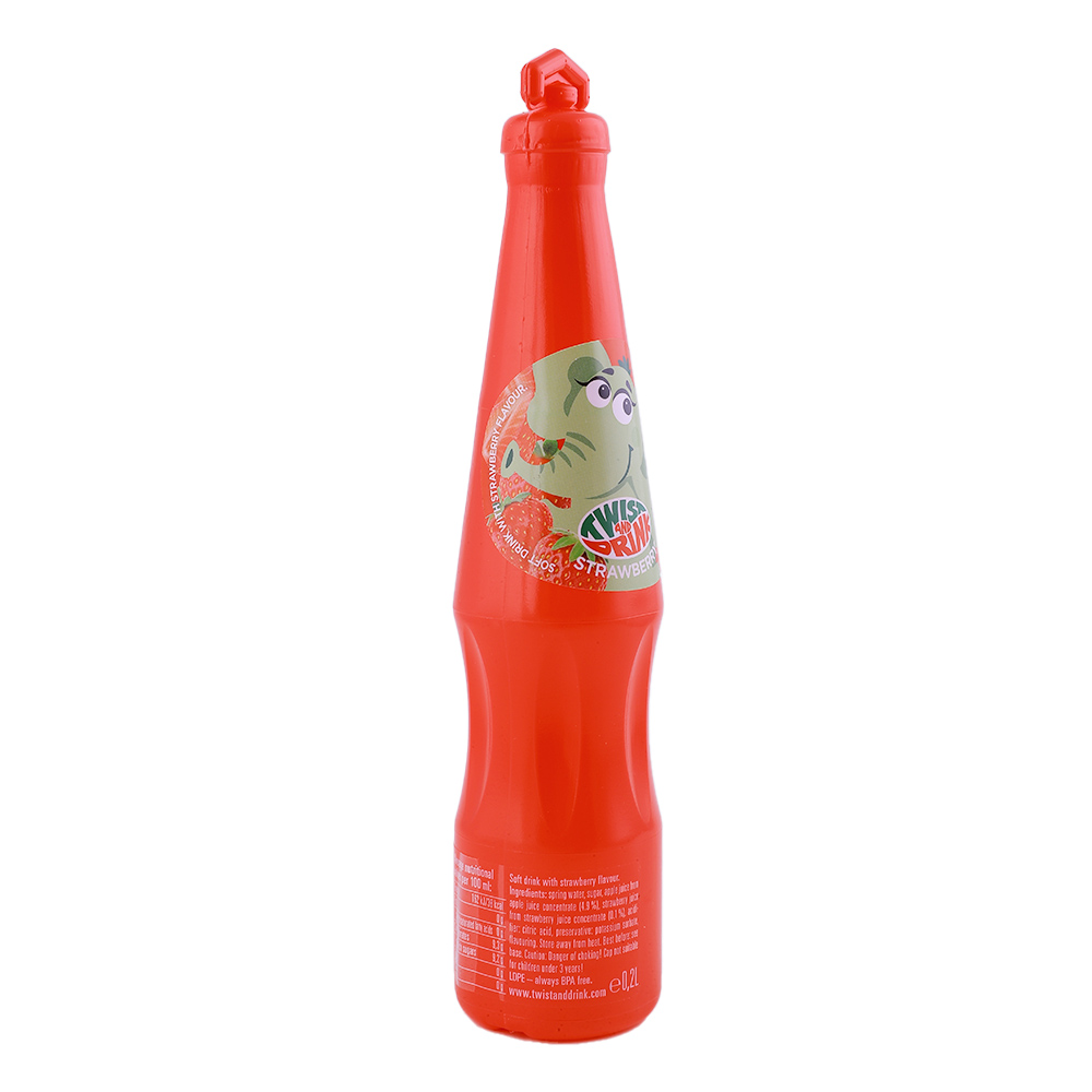 Twist & Drink Strawberry Flavour 200ml back image