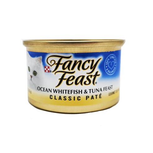 Purina Fancy Feast Classic Ocean Whitefish & Tuna Feast Cat Pate 3oz 