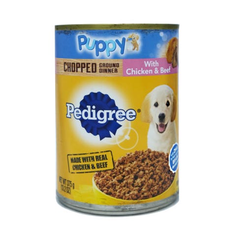 Pedigree Chopped Ground Dinner With Chicken & Beef Dog Food 13oz 