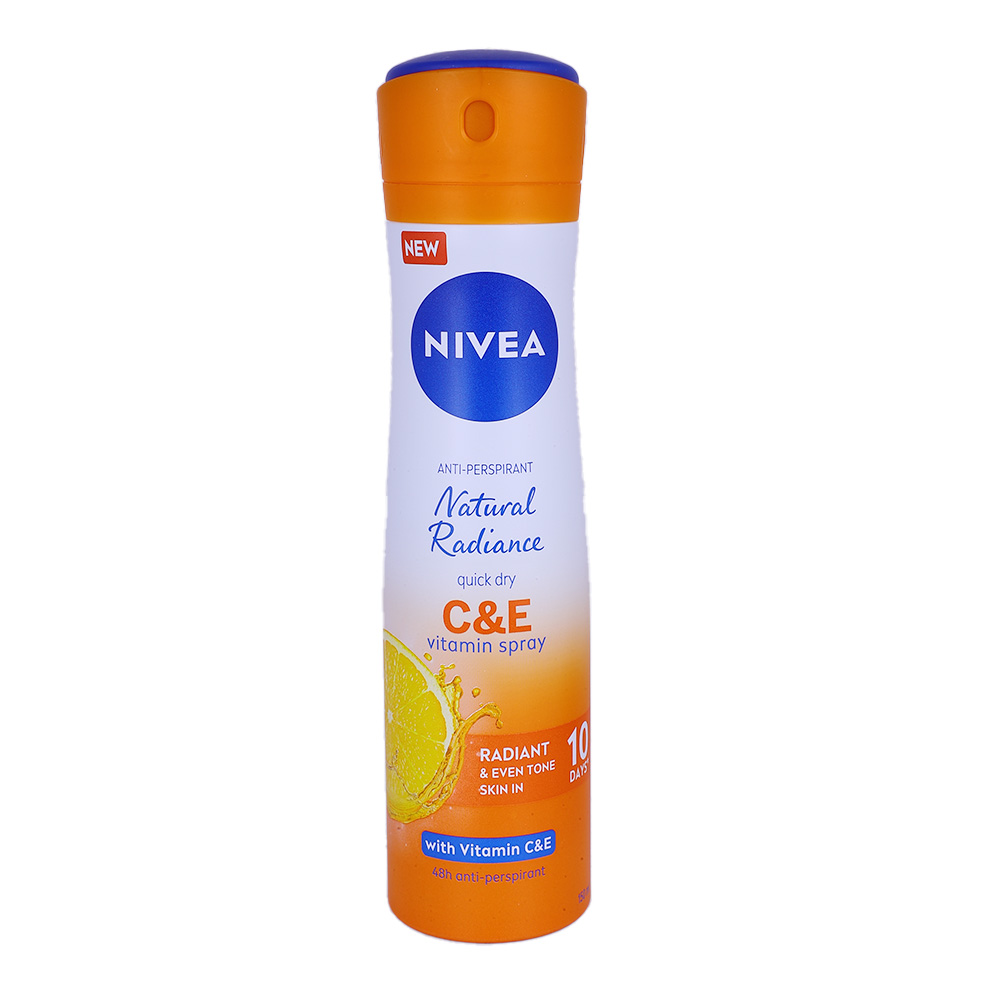 Nivea Spray Natural Radiance C&E Deodorant Spray 150ml