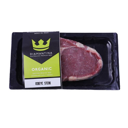 Diamantina Organic Beef Rib Eye Steak 250g 