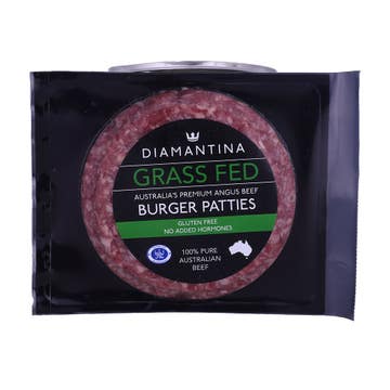 Diamantina Grass Fed Beef Burger Patties 150g 