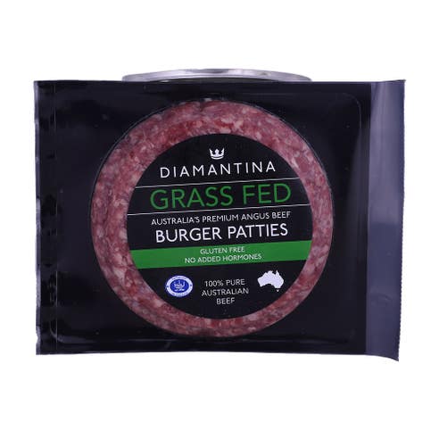 Diamantina Grass Fed Beef Burger Patties 150g 
