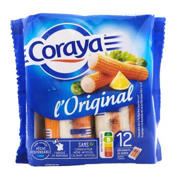 Coraya Crab Flavour Sticks Batonnets 180g 
